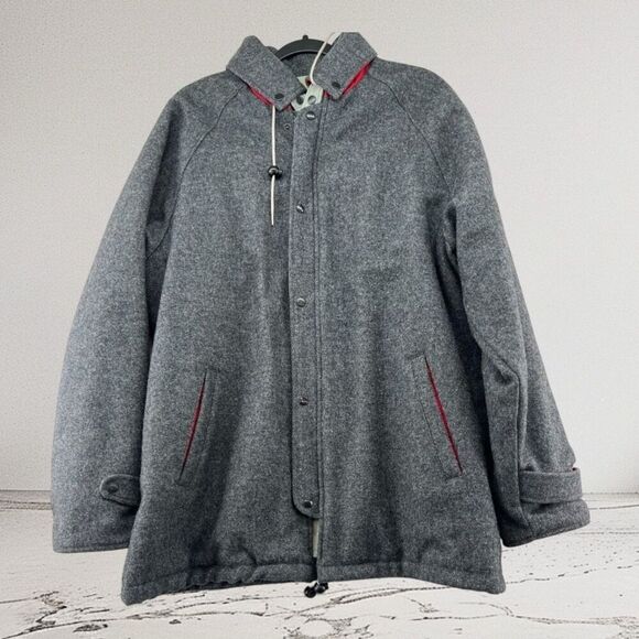 ✨VTG Pendleton Jacket Mens Sz XL Wool Gray Button Up Winter✨ - Picture 1 of 9